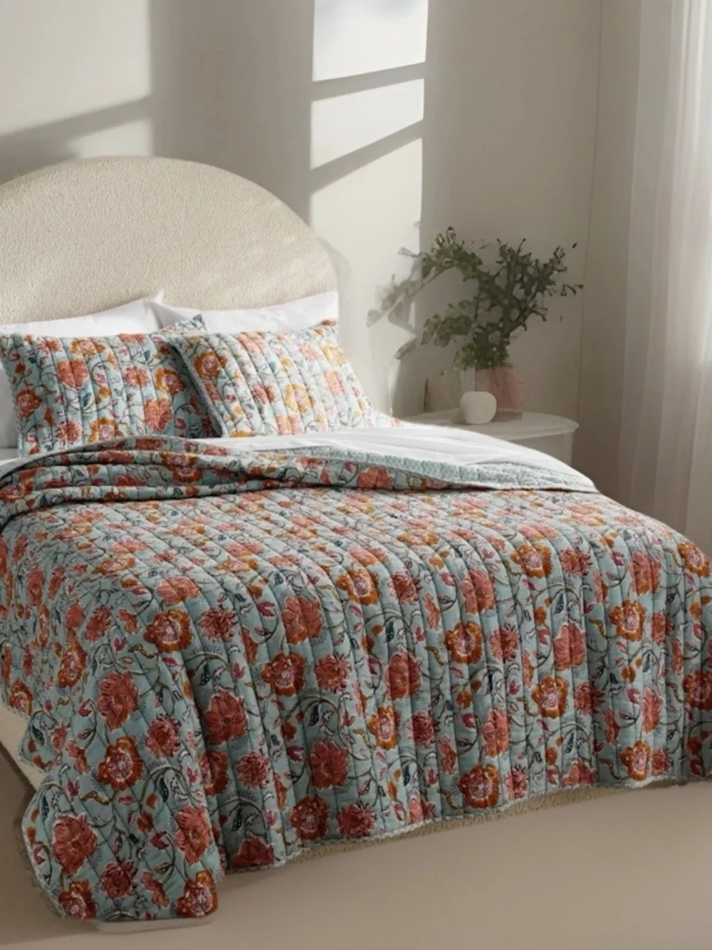 Threshold Quilted Floral Bedspread